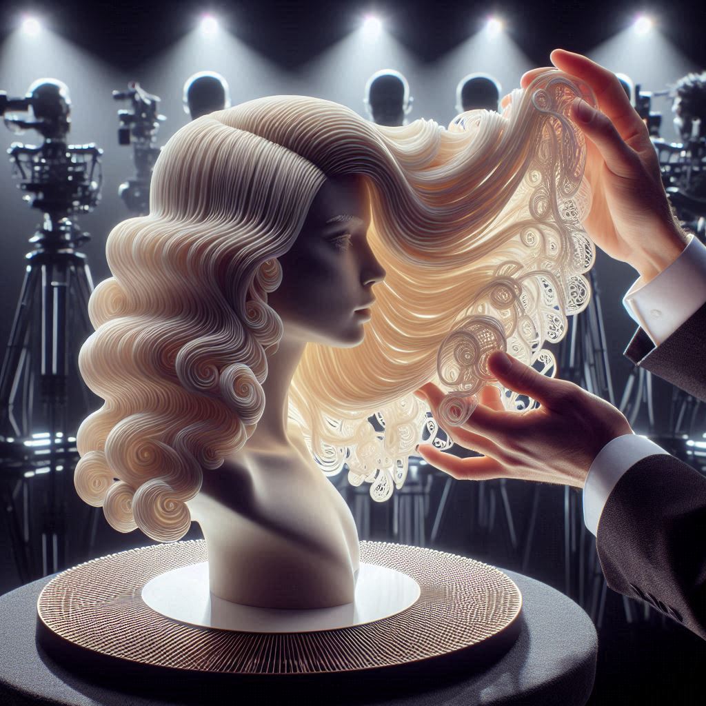 3D Printed Wigs in Film and Theater Productions